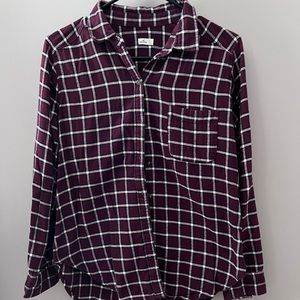 Hollister flannel button up.